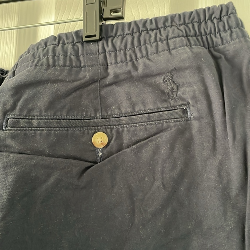 Ralph Lauren Navy elastic waist pants. - Picture 4 of 7